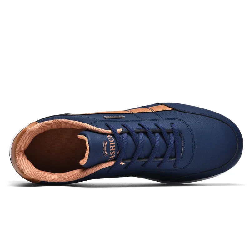 Zapatos Masculinos De Cuero Antideslizantes Impermeables Vanthea