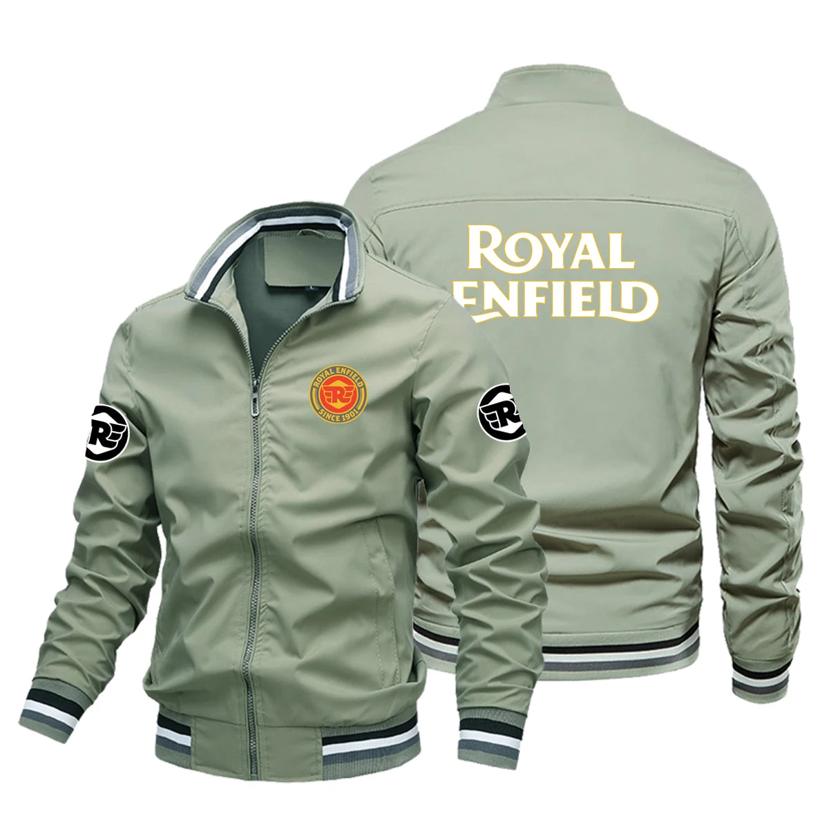 Chaqueta Masculina Motociclista Retro Vanthea